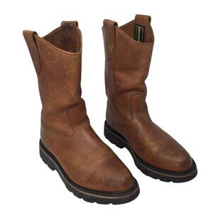 Lacrosse Boots Wellington XL Extralight 6100 Size 7 EE Leather 11" Work Boot